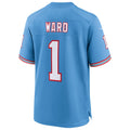 T.Titans #1 Cameron Ward Navy 2025 NFL Draft First Round Pick Alternate Game Jersey
