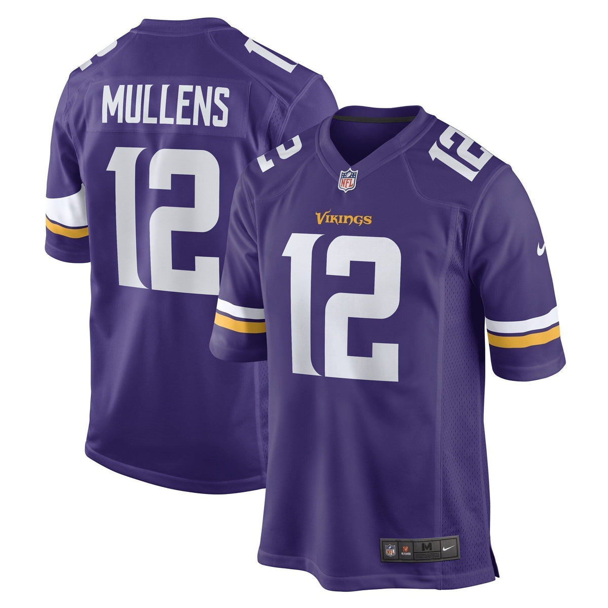 Nick Mullens Minnesota Vikings  Game   Jersey - Purple