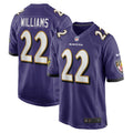 Damarion Williams Baltimore Ravens    Game Jersey - Purple