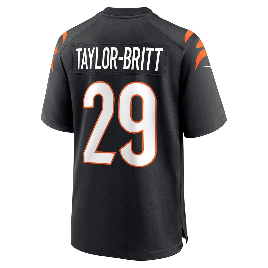 Cam Taylor-Britt Cincinnati Bengals  Game   Jersey - Black