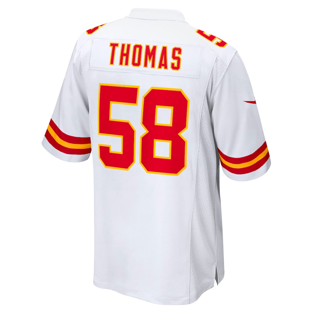 KC.Chiefs #58 Derrick Thomas White Retired Player Game Jersey