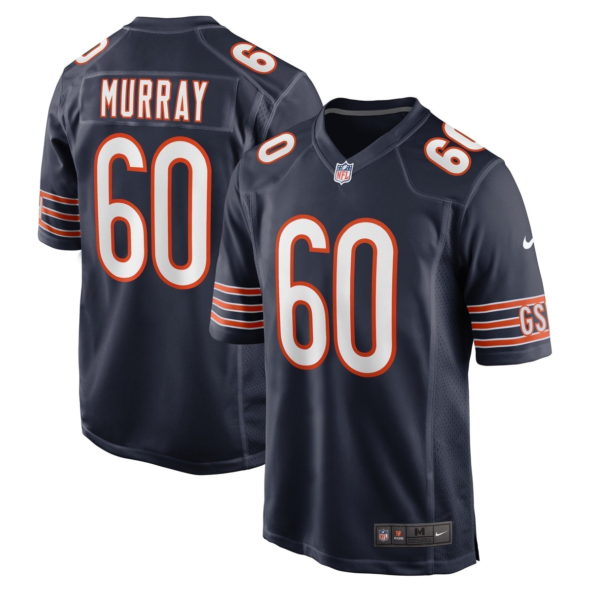 Bill Murray Chicago Bears Team Game Jersey -  Navy
