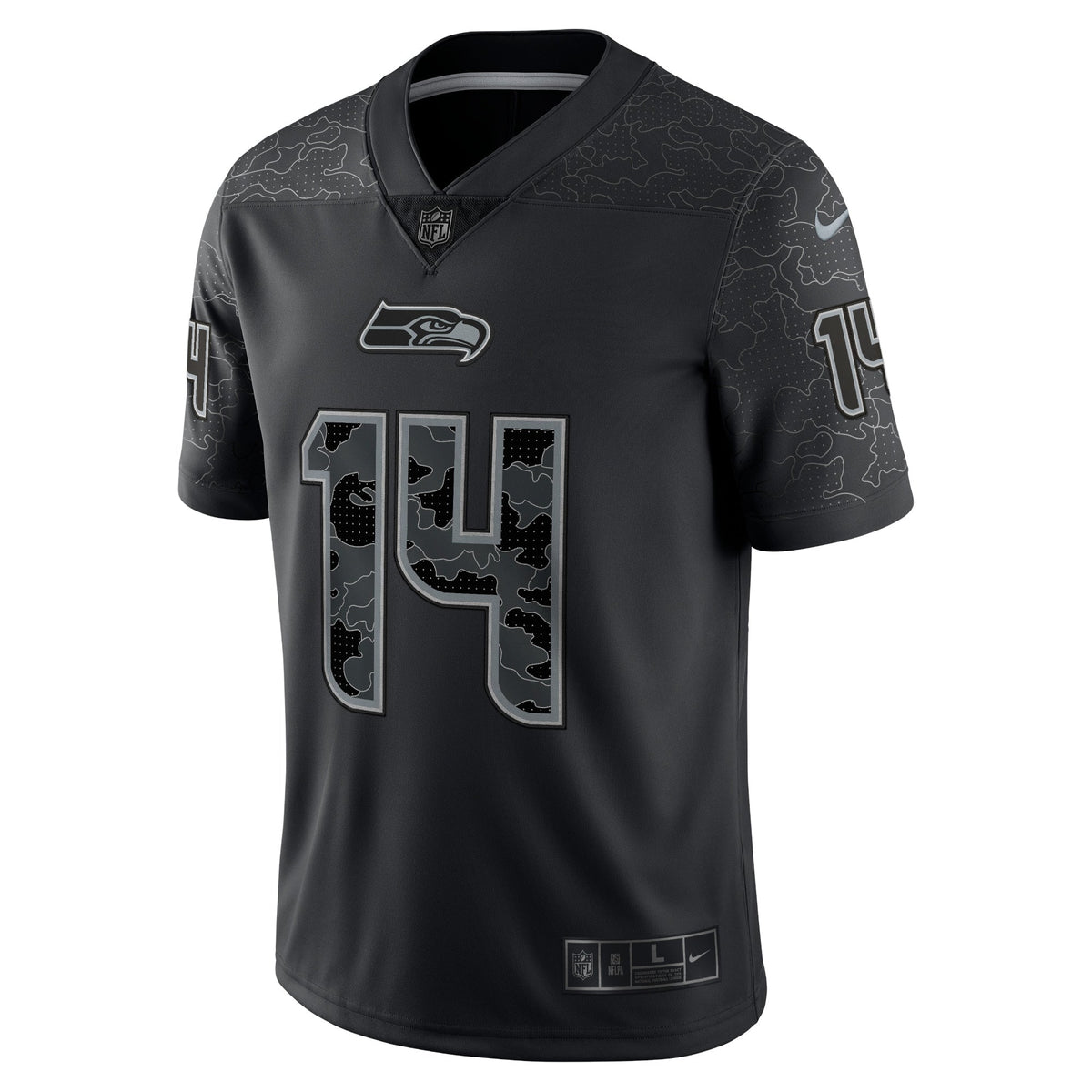 DK Metcalf Seattle Seahawks  RFLCTV Limited Jersey - Black