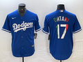 Men's Los Angeles Dodgers Shohei Ohtani Blue Player Jersey1