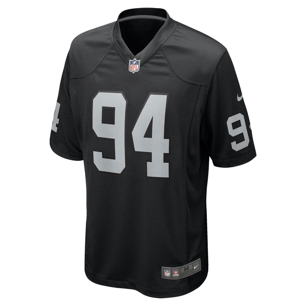 Christian Wilkins Las Vegas Raiders  Team Game Jersey -  Black