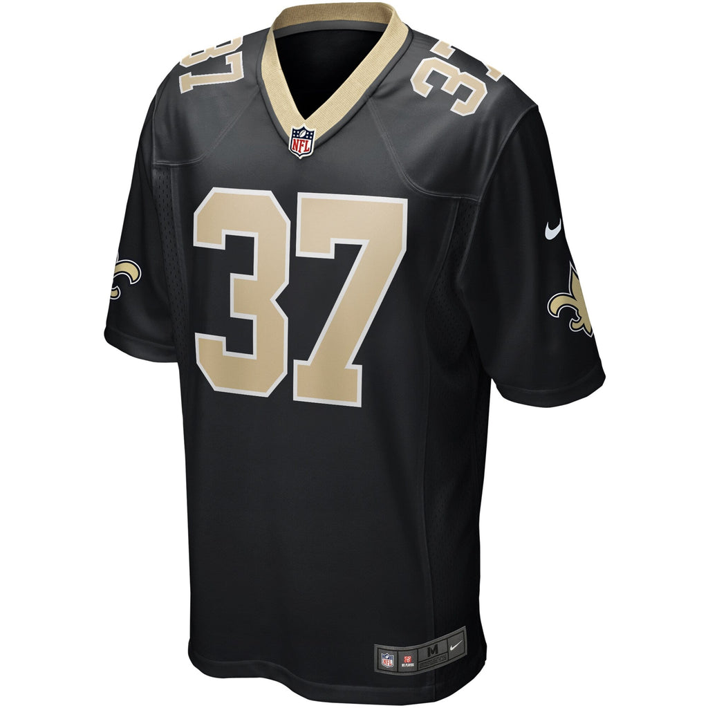 Steve Gleason New Orleans Saints  Game Retired   Jersey - Black
