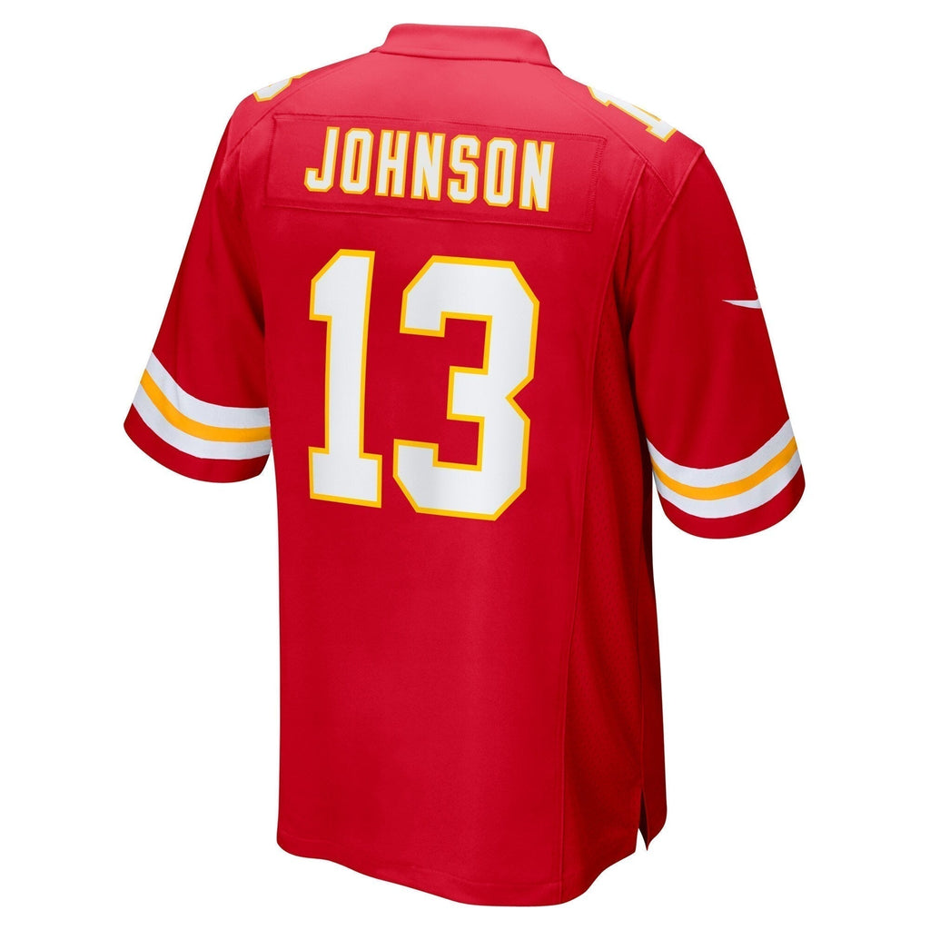 Nazeeh Johnson Kansas City Chiefs  Game   Jersey - Red