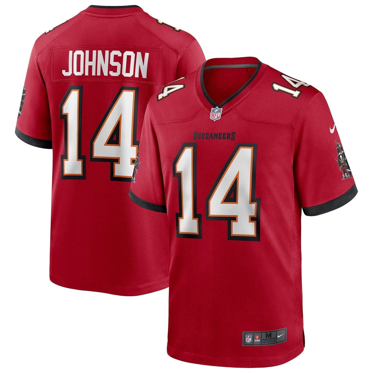 Brad Johnson Tampa Bay Buccaneers  Game Retired   Jersey - Red