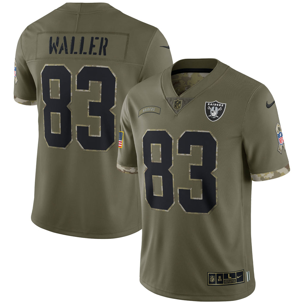 Darren Waller Las Vegas Raiders  Salute To Service Limited Jersey - Olive