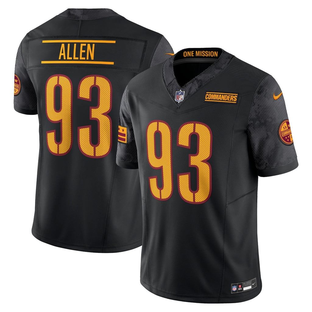 Jonathan Allen Washington Commanders  Alternate Vapor F.U.S.E. Limited Jersey - Black