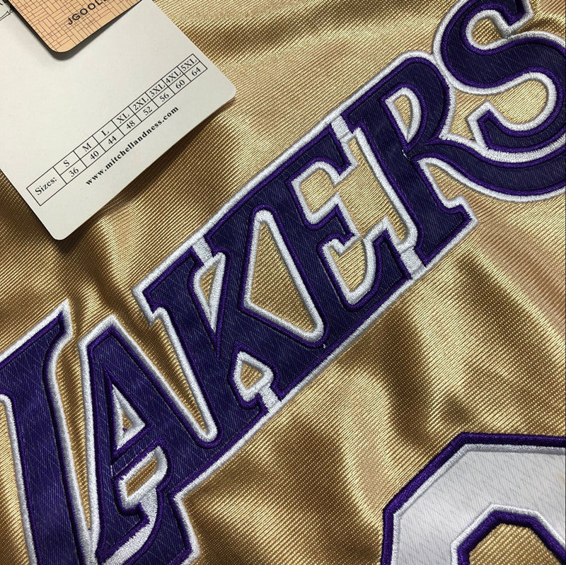 Kobe Bryant 2020 Hall of Fame Gold Fully Embroidered 8# Jersey
