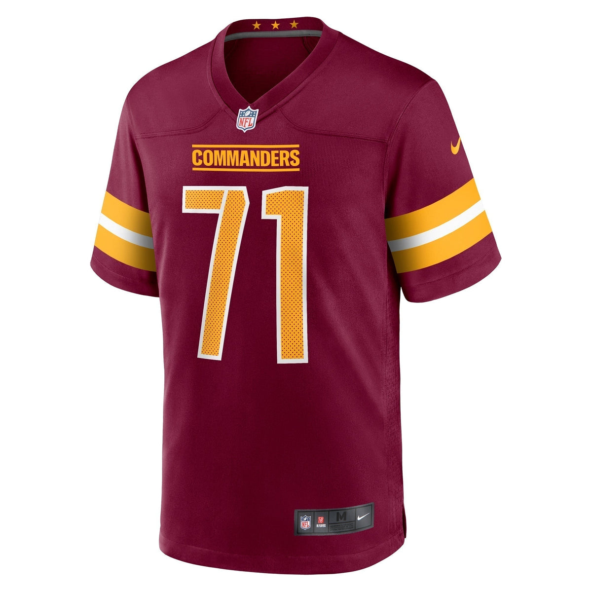 Andrew Wylie Washington Commanders  Game   Jersey - Burgundy