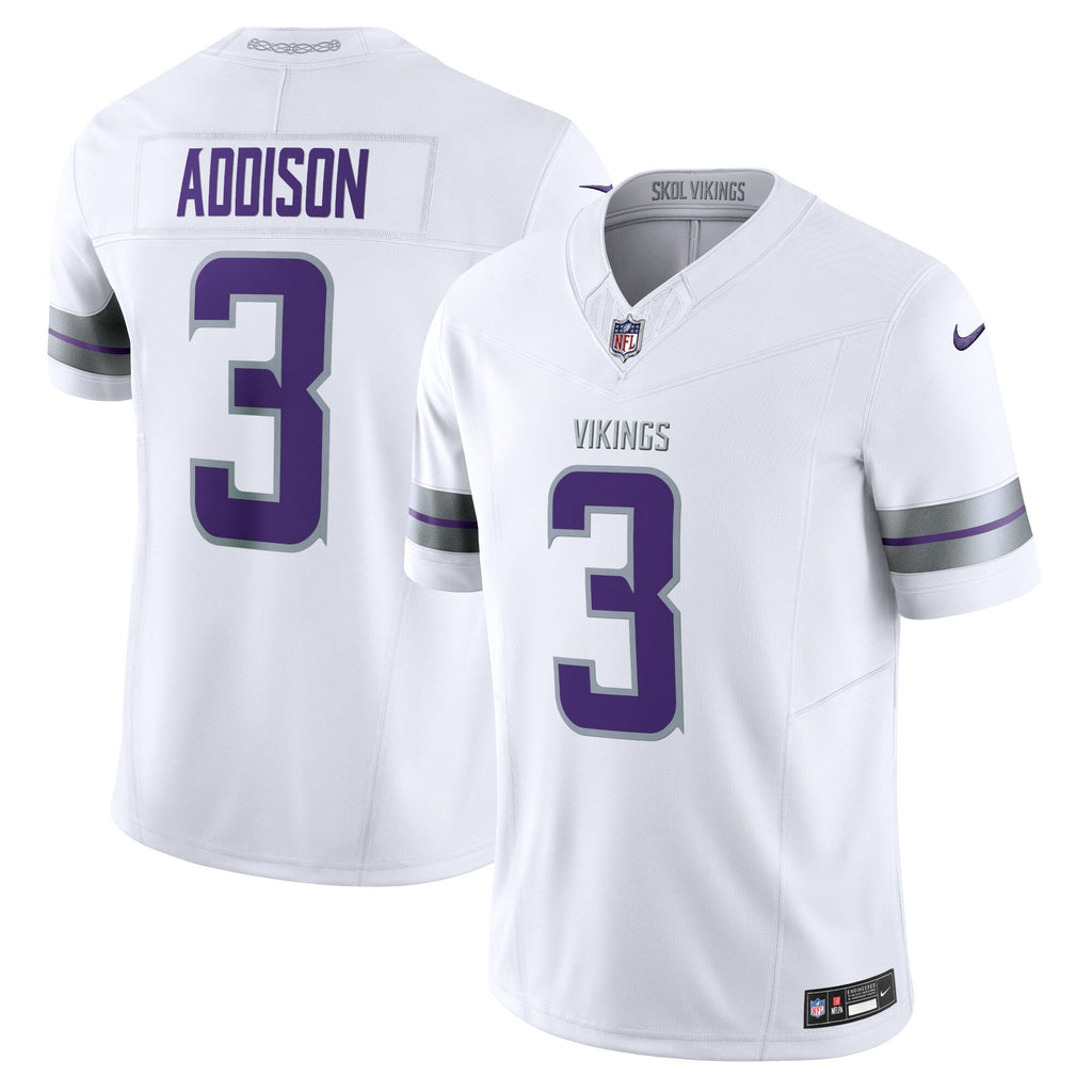 Jordan Addison Minnesota Vikings  Alternate Vapor F.U.S.E. Limited Jersey - White