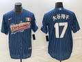 Men's Los Angeles Dodgers Shohei Ohtani #17 Royal Player Game Jersey1
