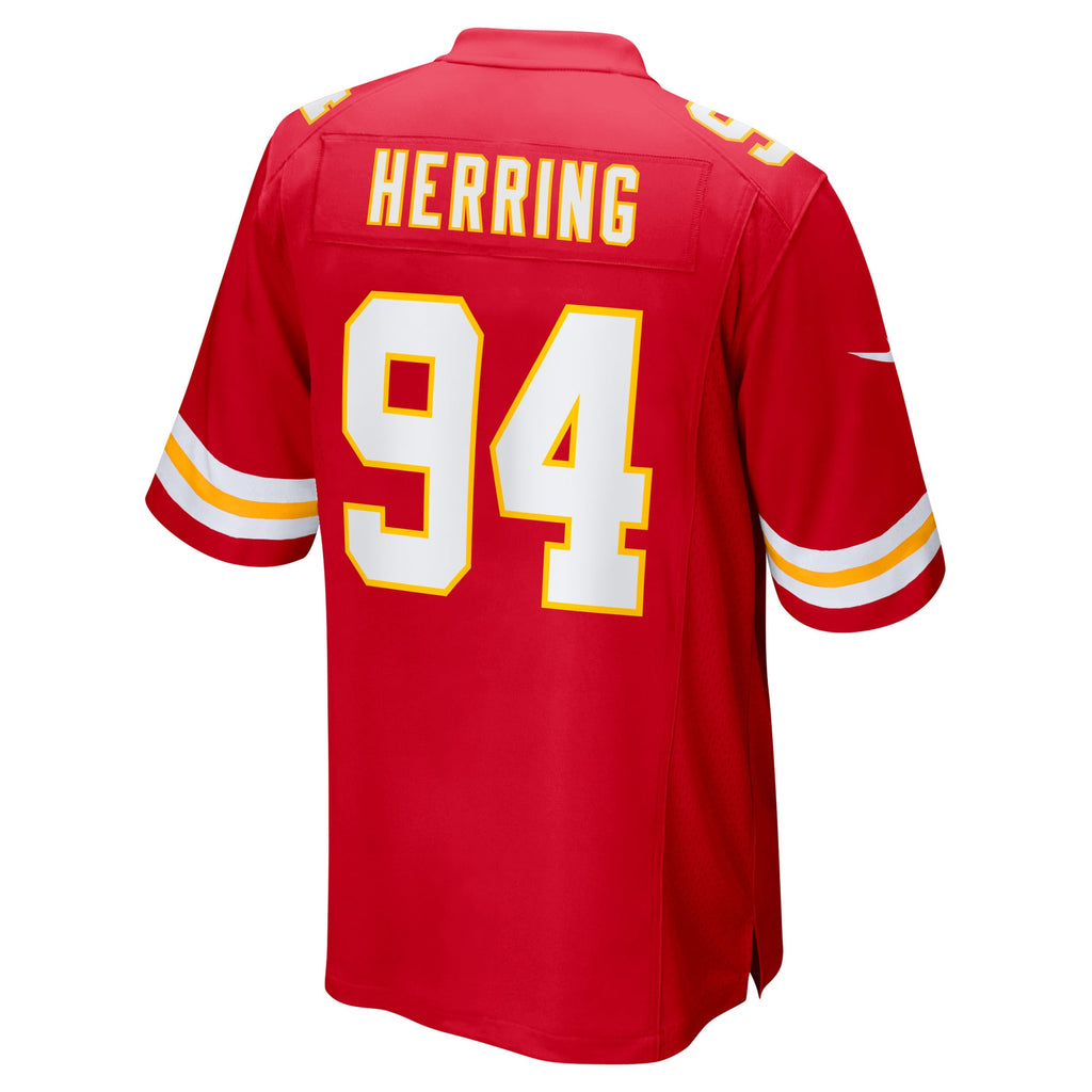 Malik Herring Kansas City Chiefs  Team Game   Jersey - Red