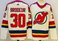 Men's New Jersey1 Devils Martin Brodeur #30 White Game Jersey1