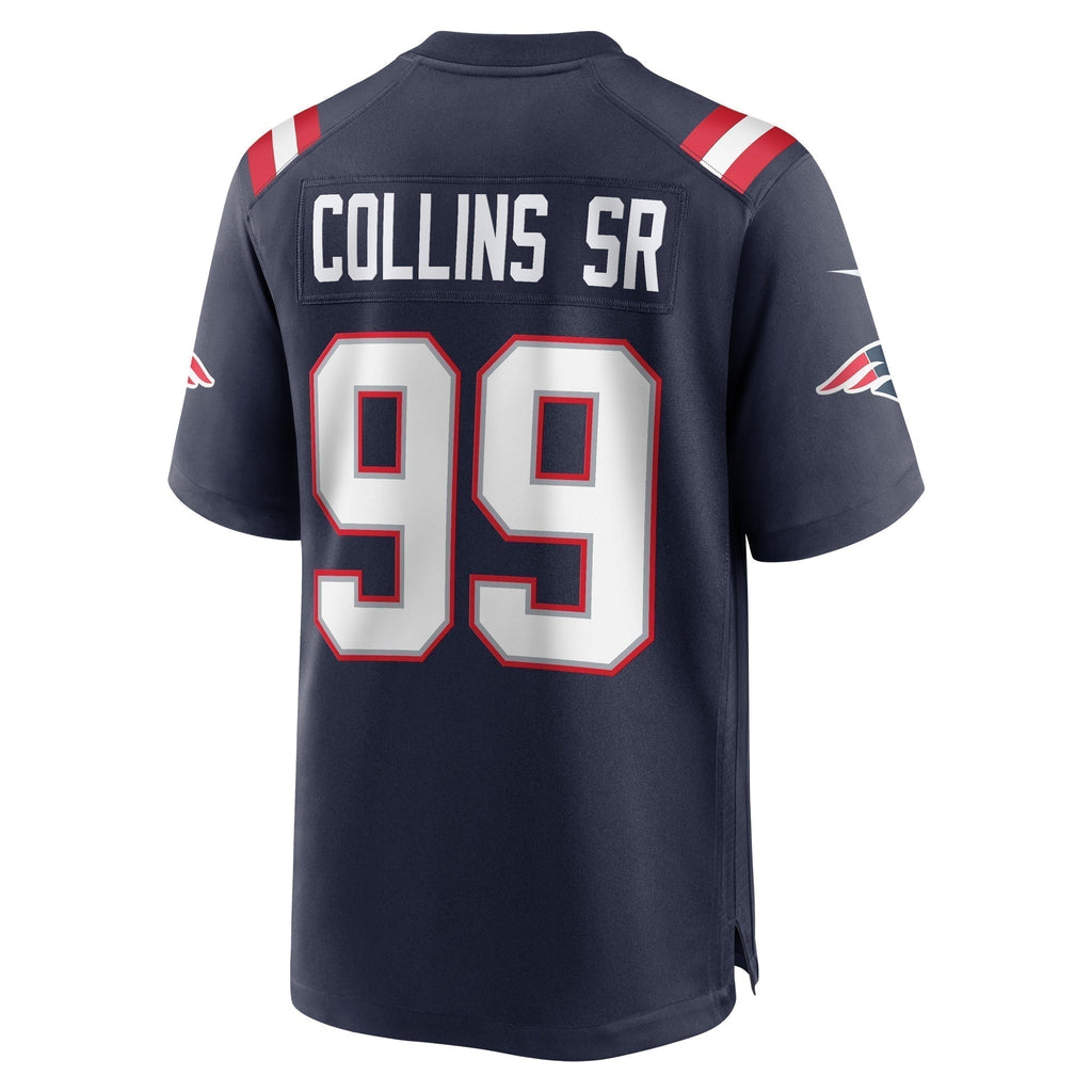 Jamie Collins Sr. New England Patriots  Home Game   Jersey - Navy