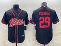 Men's San Francisco 49ers Talanoa Hufanga Black Game Jersey Joint Edition