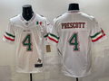 Men's Dallas Cowboys Dak Prescott White Game Team Jersey