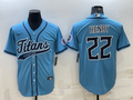 Men's Tennessee Titans Derrick Henry Light Blue Game Jersey
