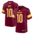 Tress Way Washington Commanders   Game Jersey -  Burgundy
