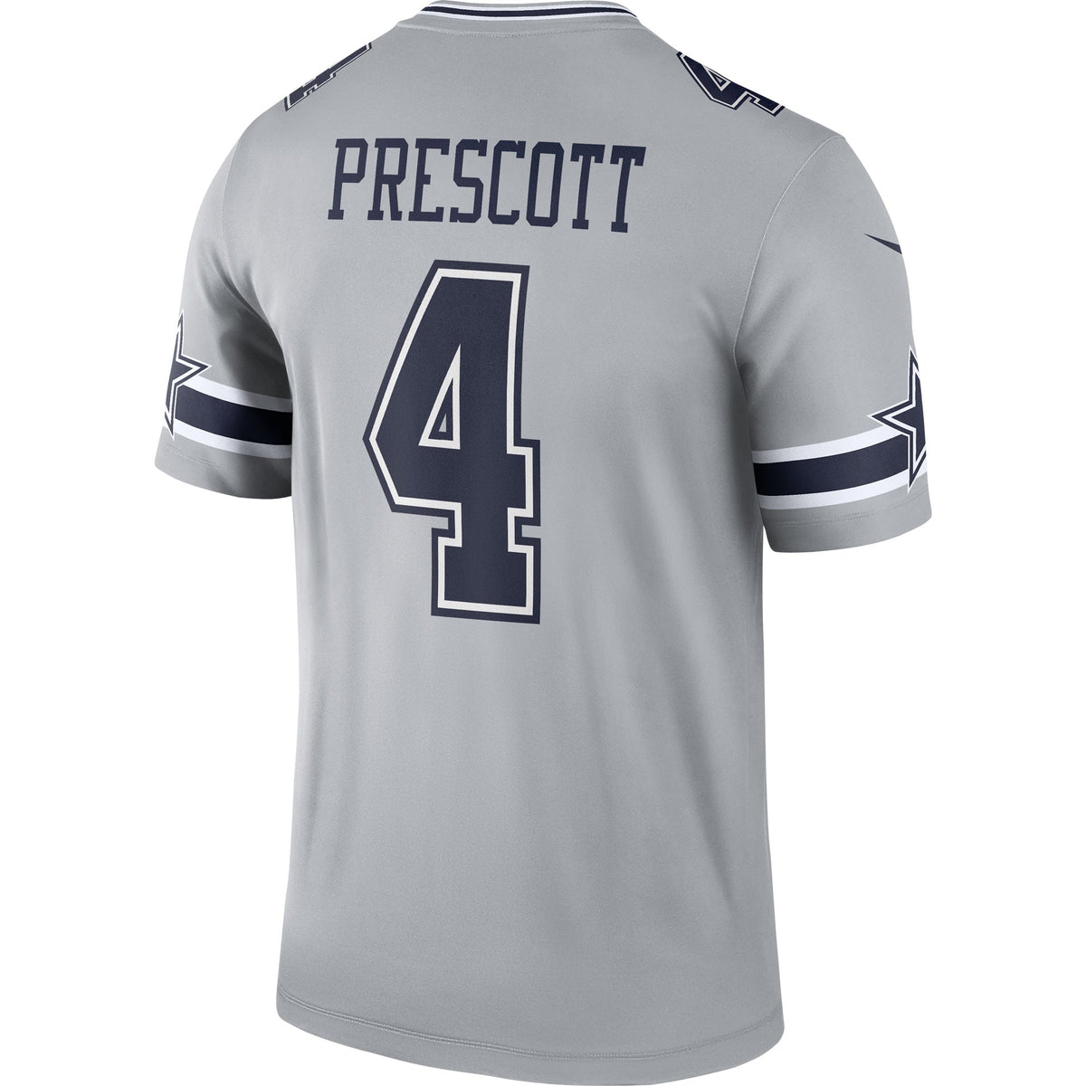 Dak Prescott Dallas Cowboys Inverted Legend Jersey - Gray