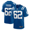 Wesley French Indianapolis Colts  Game   Jersey - Royal