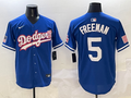 Men's Los Angeles Dodgers Freddie Freeman Royal Player Jersey