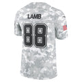 D.Cowboys #88 CeeDee Lamb Arctic Camo 2024 Salute to Service Limited Jersey