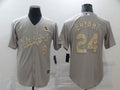 Men's Los Angeles Dodgers Kris Bryant -24 Gray Stitched Jersey