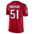 H.Texans #51 Will Anderson Jr. Red Vapor F.U.S.E. Limited Jersey