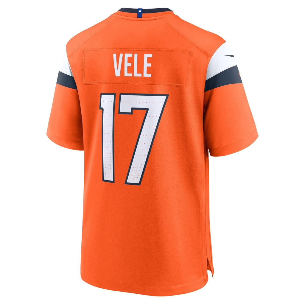 Devaughn Vele Denver Broncos  Team Game Jersey -  Orange