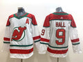 Men's New Jersey1 Devils Taylor Hall #9 White Player Jersey1