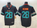 Men's Miami Dolphins DeVon Achane Pitch Blue 2025 Rivalries Collection Limited Jersey