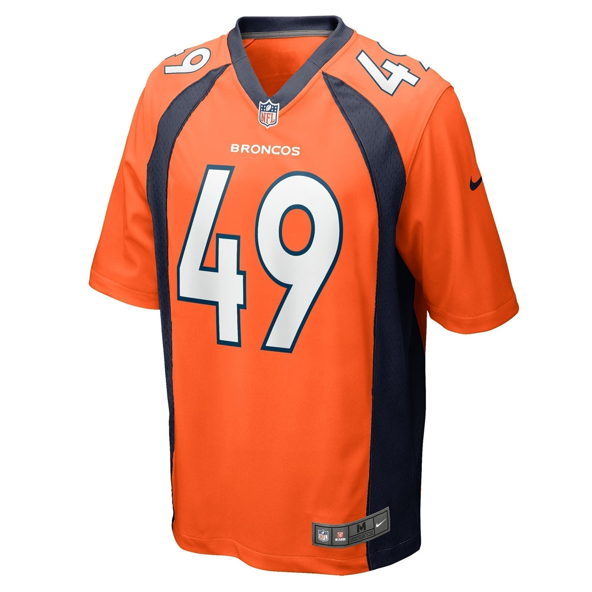 Alex Singleton Denver Broncos  Game   Jersey - Orange