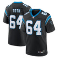 Brett Toth Carolina Panthers  Game Jersey -  Black