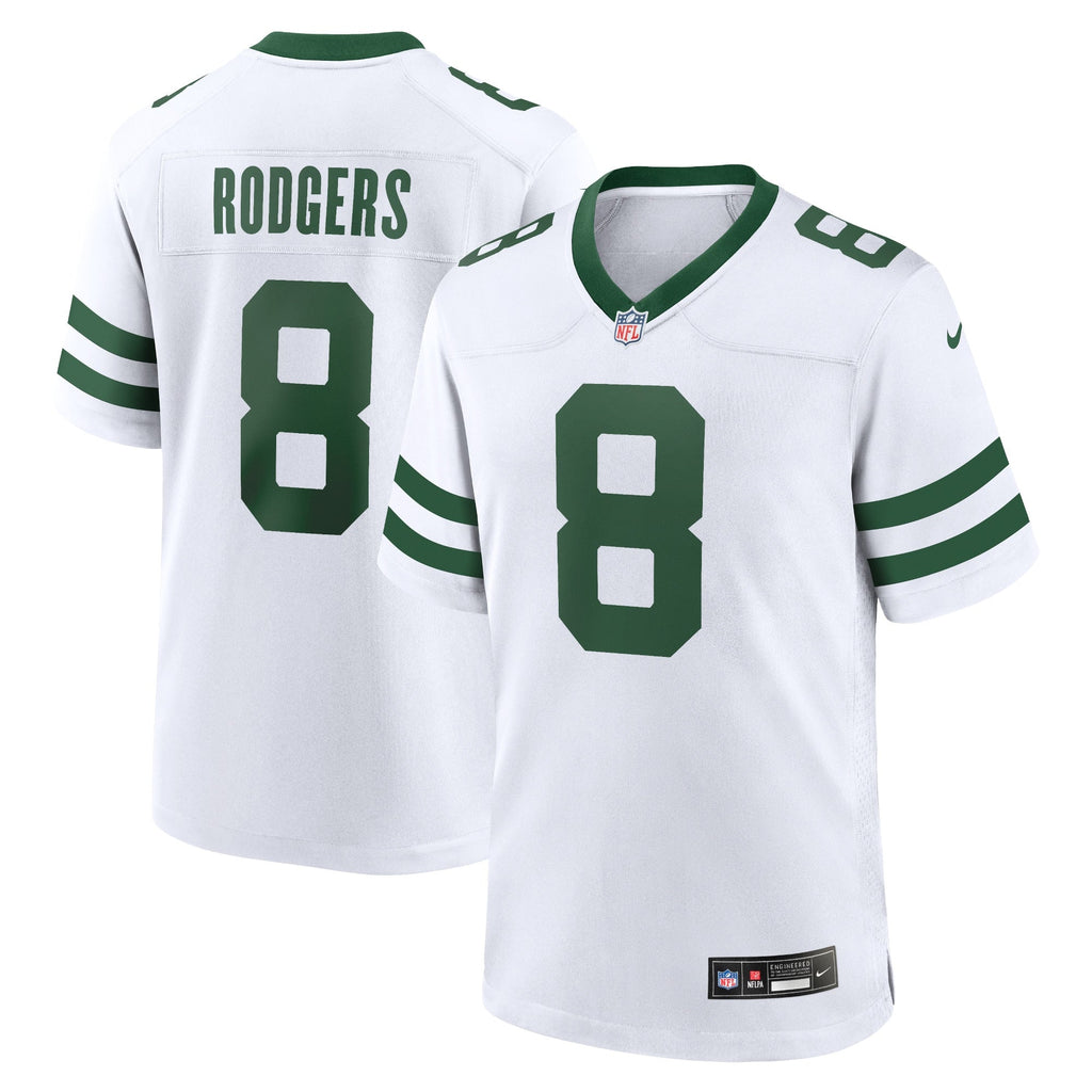 Aaron Rodgers New York Jets    Game Jersey - Legacy White