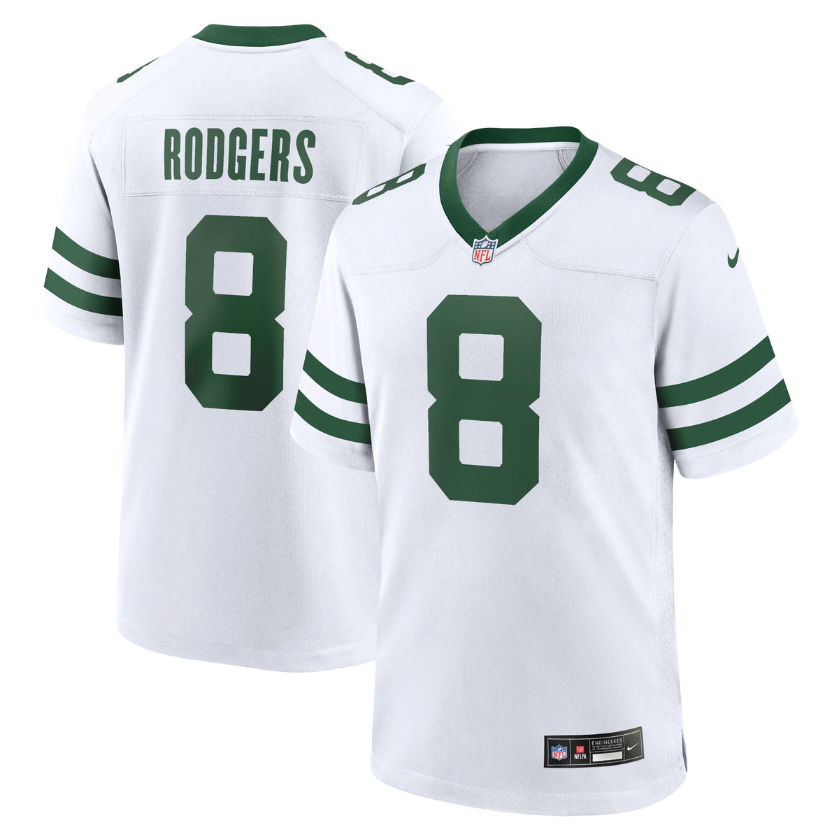 Aaron Rodgers New York Jets    Game Jersey - Legacy White