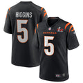 Tee Higgins Cincinnati Bengals  Super Bowl LVI Game Jersey - Black