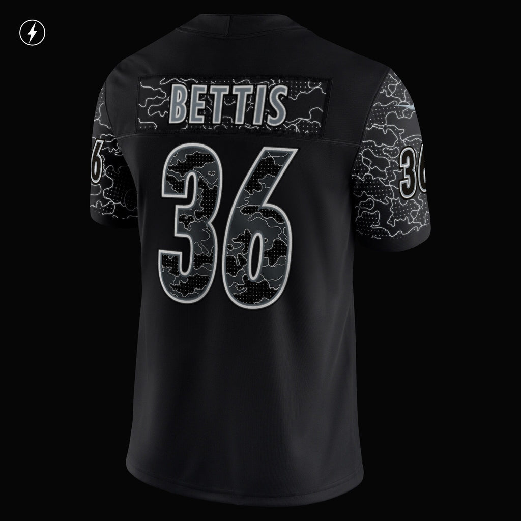 Jerome Bettis Pittsburgh Steelers  Retired   RFLCTV Limited Jersey - Black