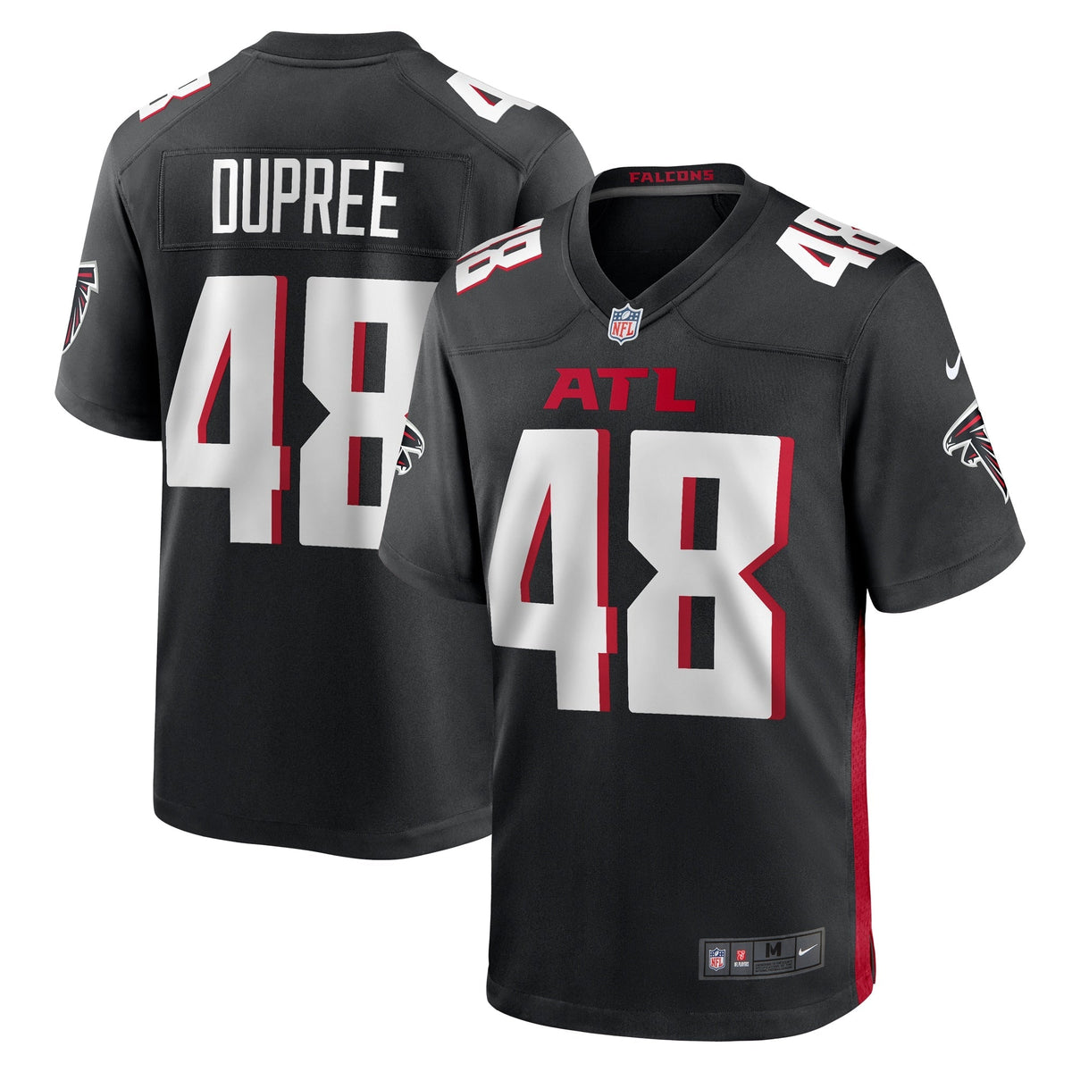Bud Dupree Atlanta Falcons  Game   Jersey - Black