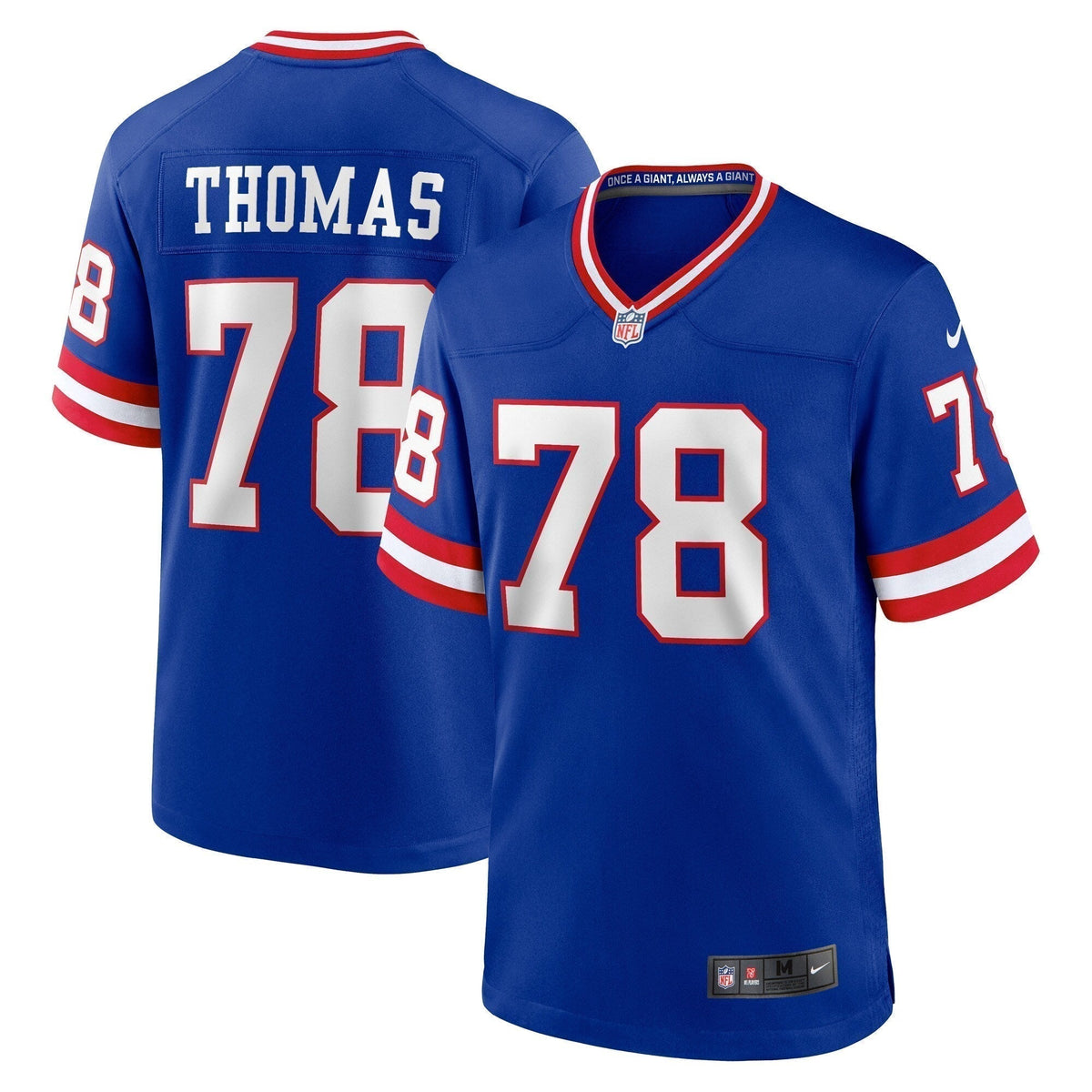 Andrew Thomas New York Giants  Classic   Game Jersey - Royal