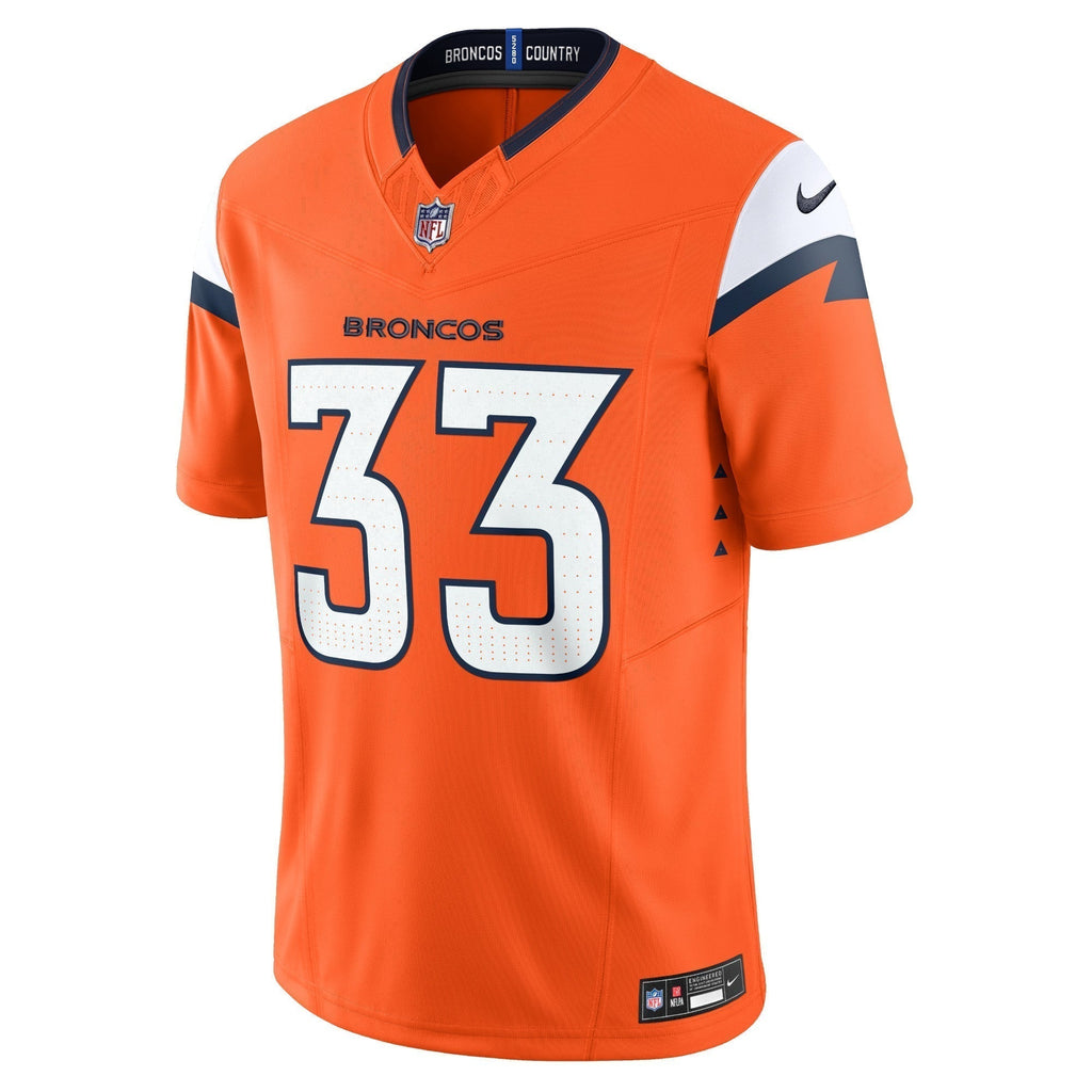 Javonte Williams Denver Broncos  Mile High Collection Vapor F.U.S.E. Limited Jersey - Orange