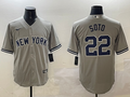 Men's New York Yankees Juan Soto #22 Gray Game Player Jersey1