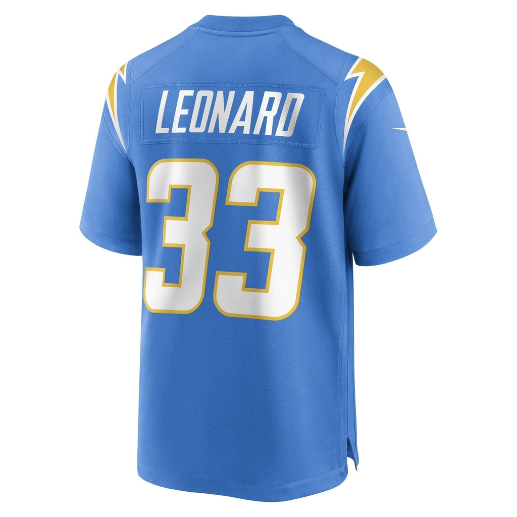 Deane Leonard Los Angeles Chargers  Game   Jersey - Powder Blue