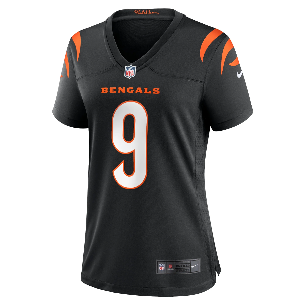 Women's  Joe Burrow Black Cincinnati Bengals Player Game Jersey