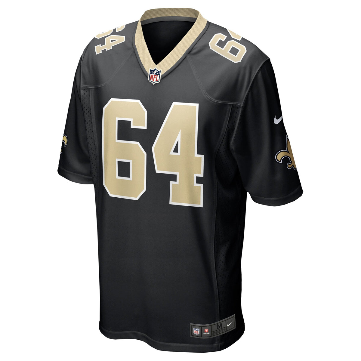 Nick Saldiveri New Orleans Saints  Team Game Jersey -  Black