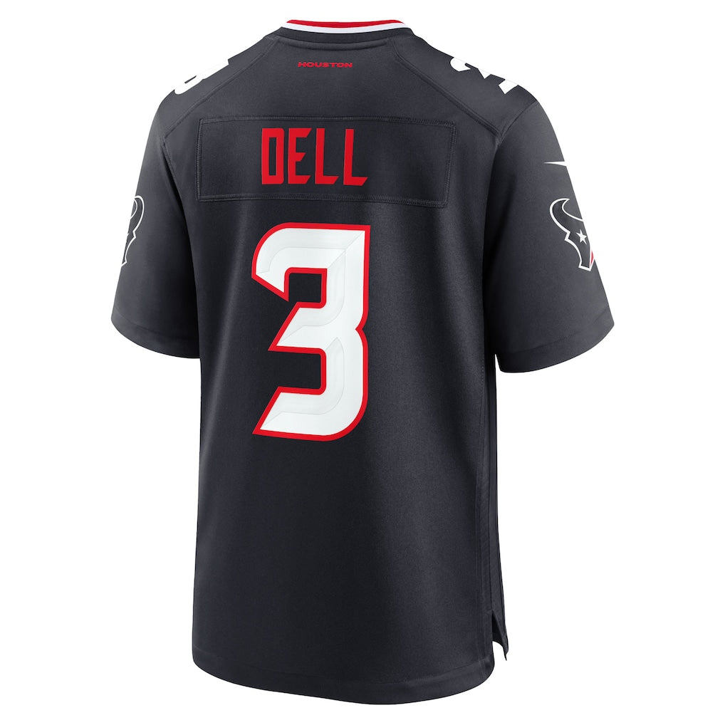 H.Texans #3 Tank Dell Navy Game Jersey