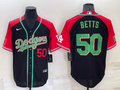Men's Los Angeles Dodgers Mookie Betts Black Alternate Game Jersey