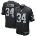 Bo Jackson Las Vegas Raiders  Game Retired   Jersey - Black